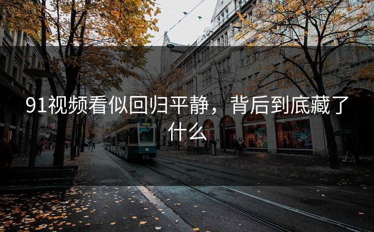 91视频看似回归平静，背后到底藏了什么