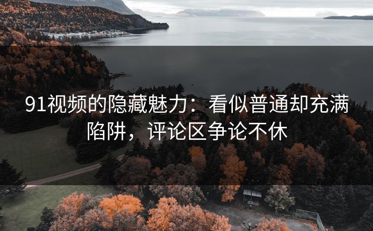 91视频的隐藏魅力：看似普通却充满陷阱，评论区争论不休